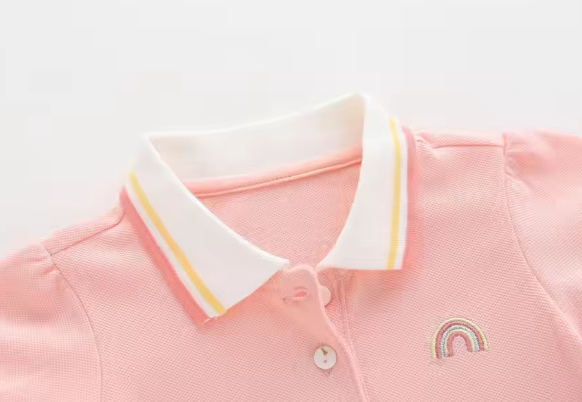 Girls Cotton Polo Dress