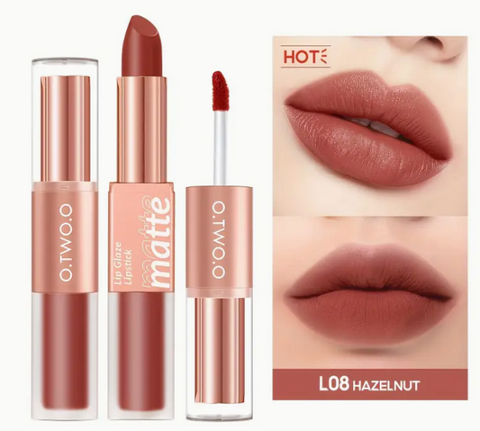 O.TWO.O Matte Lipstick Double-Head Lip Glaze