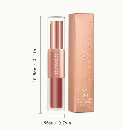 O.TWO.O Matte Lipstick Double-Head Lip Glaze